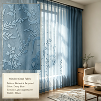 Tissu Jacquard Tissé 100% Polyester Teint Texturé Doux Largeur 98 pouces pour Rideaux de Chambre et Textiles de Maison – Vente en Gros Direct Usine