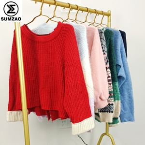 Sumzao Vêtements d'occasion tricotés coréens indonésiens de haute qualité Vêtements d'occasion Pull Vêtements d'occasion Baju Pakaian Bekas - Product Image 4