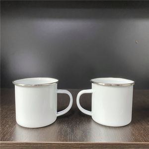 Tazas Esmaltadas Blancas para Sublimación, 11oz/12oz, Duraderas, para Camping y Uso en Exteriores - Product Image 5