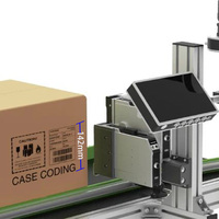 Rollo de pulverización de cabezal múltiple para enrollar pantalla táctil máquina de codificación UV inteligente impresoras de inyección de tinta para paquete farmacéutico