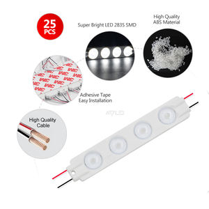 Modules LED étanches DC12V, 4 LED, moulage par injection, module d'enseigne 1,6W, blanc 7000K, pour rétroéclairage d'enseignes - Product Image 5