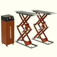 Elevador de Tijera Hidráulico para Automóviles, Elevador de Coches Pequeños, Elevador Automotriz de Elevación Completa, el Más Popular, Disponible en Stock