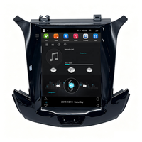 Lecteur multimédia vertical tactile Android 13 Tesla de 10,4 pouces pour Chevrolet Cruze 2015-2016 avec CarPlay sans fil et Android Auto
