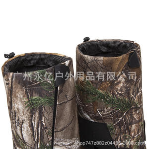 Bottes de combat mi-mollet Camel Sports imperméables camouflage marron loup bout rond semelle en caoutchouc talon plat 1 cm - Product Image 3