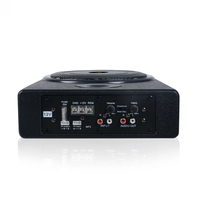 GMINJOO Subwoofer Activo Delgado de 8 Pulgadas y 200W, 4 Ohmios, para Debajo del Asiento, Bajos Profundos para Auto y Camioneta, OEM