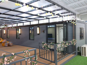 조립식 주택 100 M2 4 침실 2025 조립식 컨테이너 홈 조립 태양 광 설치 주택 모듈 가격 가장 저렴한 주택 - Product Image 4