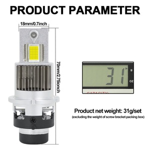 หลอดไฟรถยนต์ 70W 6500K M80 แบบเสียบใช้งานได้ทันที 10000LM D2s D Series หลอดไฟ LED สำหรับรถยนต์ D2S D4S Canbus - Product Image 6
