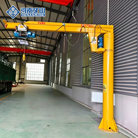Grue à flèche rotative à 360 degrés personnalisée, avec un prix avantageux et une qualité supérieure, 125 kg, 250 kg, 500 kg, 1 tonne, 5 tonnes, 7,5 tonnes, 10 tonnes