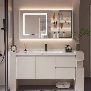 Giá thấp cung cấp phòng tắm hiện đại bồn rửa phòng tắm không thấm nước tủ Vanity