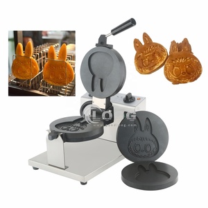 Machine à gaufres commerciale très vendue, gaufrier personnalisé Labubu avec plaques amovibles - Product Image 1