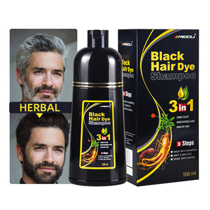 Shampoo Colorante per Capelli OEM Organico Naturale 3 in 1, Prodotti di Bellezza Senza <span class=keywords><strong>Ammoniaca</strong></span> 500ml, Copre Capelli Grigi Bianchi e Neri - Product Image 4