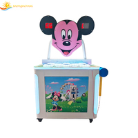 Jeu de frappe électronique Mickey Mouse Whack-a-Mole en gros, jouet marteau en plastique et métal pour enfants, éducatif précoce en anglais, 1 an