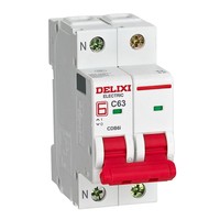 Disjoncteur miniature DELIXI CDB6i -125 1P 2P 3P 4P 63-125A 230V AC 400V AC MCB 50Hz à fort courant avec boîtier en plastique