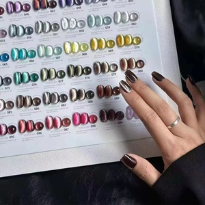 Lot de 100 couleurs de vernis gel UV à base d'eau effet œil de chat lune pour salon de manucure, vente en gros, art des ongles - Product Image 4