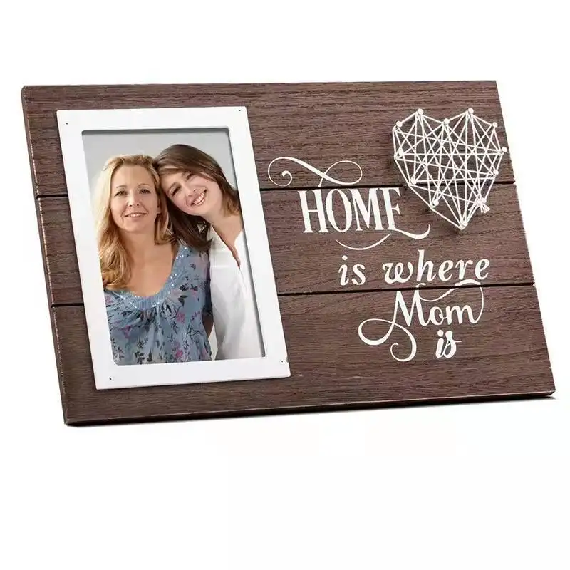Wholesale Engagement Photo Frame Romantic Picture Frame With Heart For Mother's Day Gift