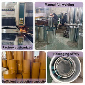 Ensemble de socles à gâteau carrés et ronds en acier inoxydable lisses, décoration de table de mariage personnalisée, support à fleurs, design miroir, multicolore - Product Image 4