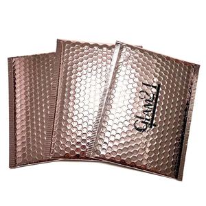 Phong Bì Bong Bóng Bưu Phẩm Ploy Kim Loại Biểu Tượng Tùy Chỉnh Túi Thư Bong Bóng Giấy Vàng Hồng Túi Gửi Thư Vận Chuyển - Product Image 6