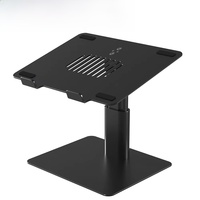 Support robuste pour ordinateur portable et tablette en alliage d'aluminium, réglable en hauteur et en angle, compatible iPad, portable pour ordinateurs portables/tablettes de 11 à 17 pouces