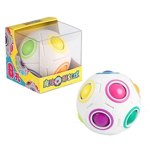Balle Magique Arc-en-ciel Créative pour l'Entraînement de la Mémoire et la Réduction du Stress – Jouet Éducatif en Plastique Coloré pour l'Entraînement de la Pensée 12/8/20 - Product Image 3