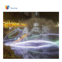 3D Mapping Hologramm Projektion Laser Wasser Bildschirm Brunnen Wasser Bildschirm Film