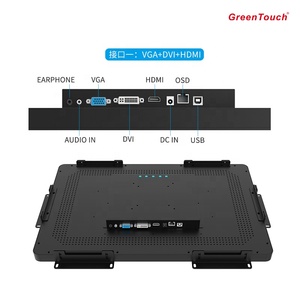 22 "Vandalproof IPS cảm ứng màn hình Màn hình với USB HD-MI DVI VGA dp VESA được xây dựng máy tính để bàn cảm ứng hiển thị Màn hình máy tính sản phẩm mới - Product Image 4