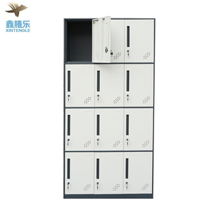<span class=keywords><strong>Armario</strong></span> de Acero para Personal de 12 Puertas, <span class=keywords><strong>Armario</strong></span> para Ropa de 4 Puertas, Armadietto, Guardarropa de Acero - Product Image 1