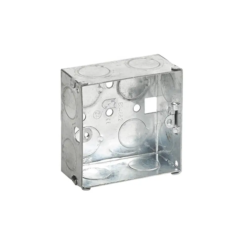 3*3 3*6 35mm & 47mm de profundidade de aço galvanizado elétrica tomada de caixa de interruptor de metal com resistente ao fogo