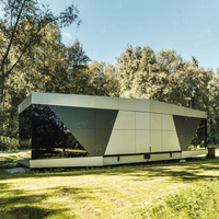 Maison de conteneur préfabriquée en forme de sous-marin multifonctionnel personnalisable à bas prix pour une utilisation en villa Maisons préfabriquées à capsule spatiale