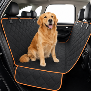 <span class=keywords><strong>Housse</strong></span> de siège de <span class=keywords><strong>voiture</strong></span> imperméable pour <span class=keywords><strong>chien</strong></span>, hamac pour siège arrière, protection de siège pour animaux de compagnie résistante aux rayures avec rabats latéraux pour voitures, SUV, camions - Product Image 1