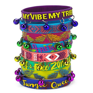 Pulsera de Silicona <span class=keywords><strong>con</strong></span> Campana para <span class=keywords><strong>Zumba</strong></span>, Pulsera de Silicona Personalizada para <span class=keywords><strong>Zumba</strong></span>, Venta al por Mayor - Product Image 1