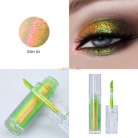Marque privée Liquide Métallique Fard À Paupières Liquide Étanche Ombre À Paupières Liquide pour Maquillage
