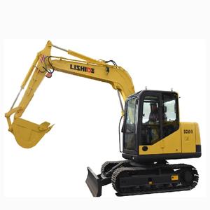 Marca <span class=keywords><strong>LISHIDE</strong></span>, excavadora pequeña Carwler de 8,18 toneladas para minería de oro, excavadora sobre orugas de 0,34 Cbm con cubo gratis - Product Image 1