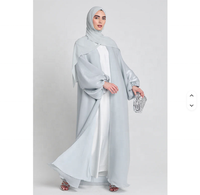 Nouvelle arrivée, robe Abaya de style arabe de Dubaï pour femmes, personnalisée, en polyester respirant, taille XXL, PROMISTAR, élégante, musulmane, Ramadan, Eid