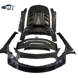 Kit carrosserie large en fibre de carbone style Black Series V2 pour Mercedes Benz Amg Gt Gtc Gts Gtr - Product Image 6