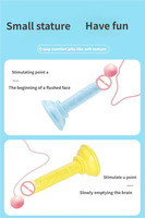 Pene Artificial Suave, Simulación de Pene, Productos para Mujeres, Varitas de Masturbación Coloridas, Consolador de Silicona Realista