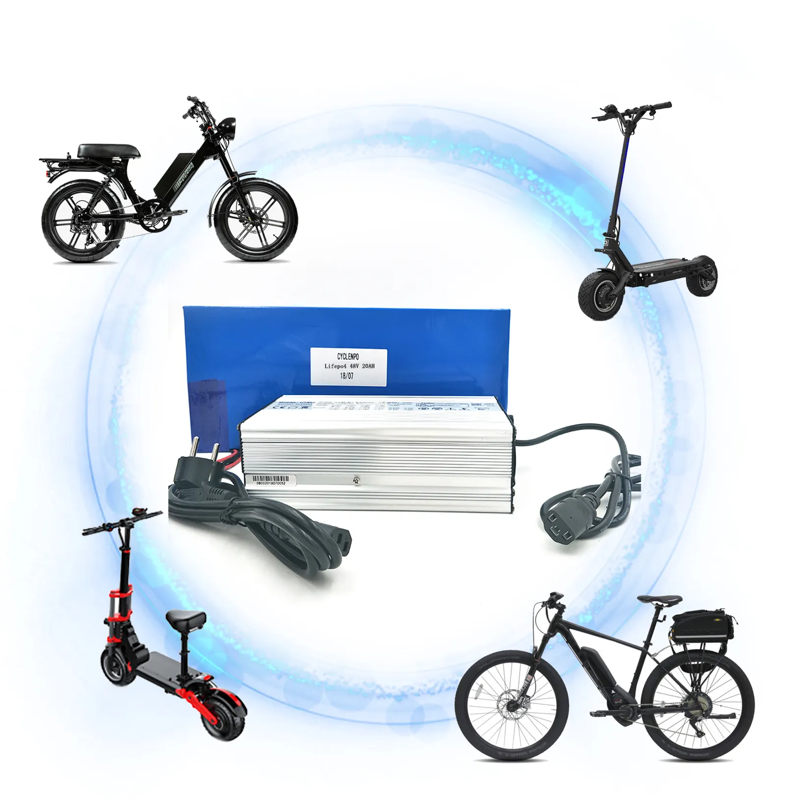 Deep Cycle Lifepo4 48V 20ah Batterijen Voor Elektrische Fiets/E Scooter Elektrische Fiets Batterij 48V Lithium Ion batterij