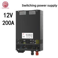 Alimentation électrique à découpage 12V 200A 2500W pleine puissance, régulée en courant continu, de qualité industrielle, pour équipement de contrôle industriel