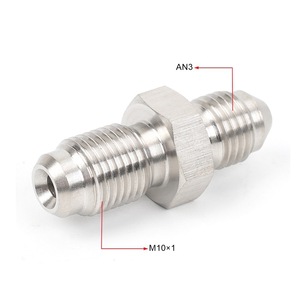 Adaptateur AN3 M12X1, connecteur en acier inoxydable, filetage mâle M10X1 pour pièces de modification automobile - Product Image 3