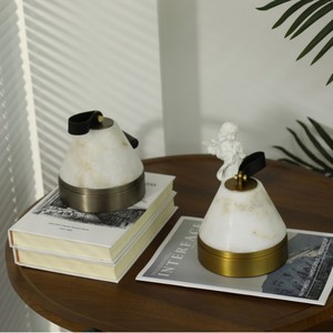 Lampe de table en verre minimaliste nordique, E27, commande par interrupteur LED, pour salon, bureau, éclairage décoratif, veilleuse - Product Image 4