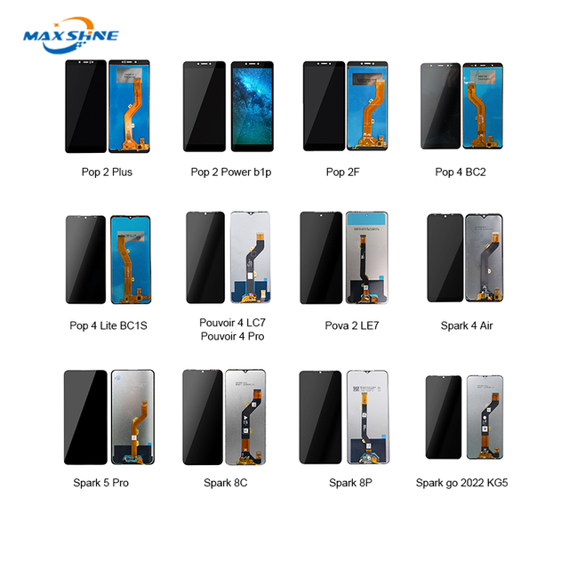 High Quality Wholesale Screen Replacement for Tecno Spark 6 Go Lcd Premier Display