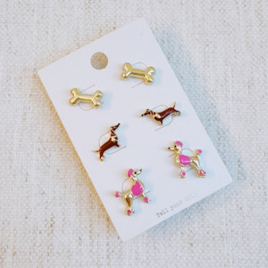 Juego de 3 Pendientes de Peluche Adorables - Product Image 1