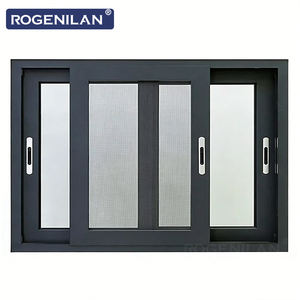 Fenêtre coulissante extérieure en aluminium imperméable ROGENILAN pour balcon, double vitrage Low-E avec moustiquaire - Product Image 2