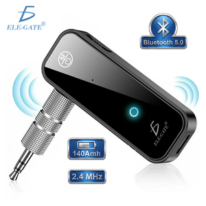 อะแดปเตอร์บลูทูธ 5.0 AUX ยี่ห้อ Ele-Gate ขนาด 3.5 มม. ตัวรับส่งสัญญาณไร้สายสำหรับเครื่องเสียงรถยนต์ - Product Image 1