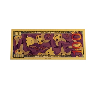 Billete de Banco América Pika 2026 Chapado en Oro de 24K para Colección - Product Image 4