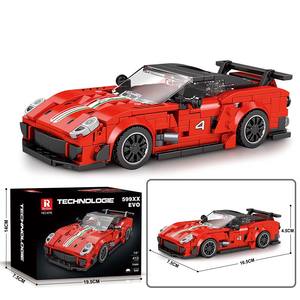 Ensemble de blocs de construction de voitures de course MOC Technologie Speed Race Car, kit de briques de voitures de course, modèles de supercars/<span class=keywords><strong>F1</strong></span>/hipercars à collectionner pour garçons - Product Image 4