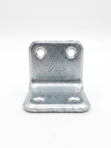 Connecteur d'angle en fer forgé sur mesure 25x25x35mm, revêtement en zinc, finition poudrée, pour armoire, penderie, étagère - Product Image 3