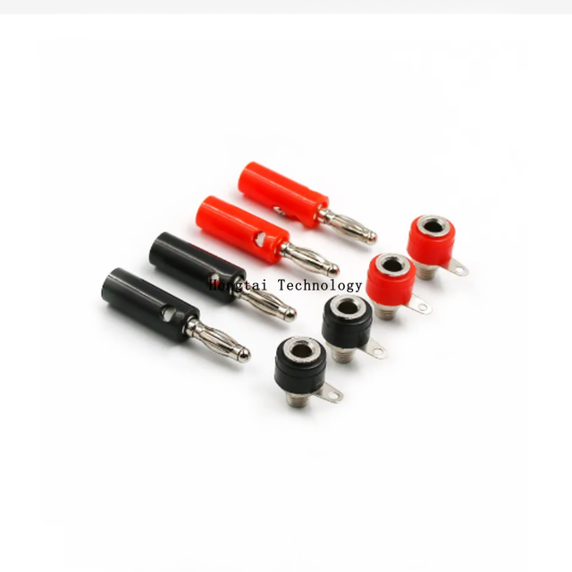 4MM Banana Male and Female Plugs Power Supply Multimeter Test Terminal Amplifier Amplifier Speaker Terminal Round