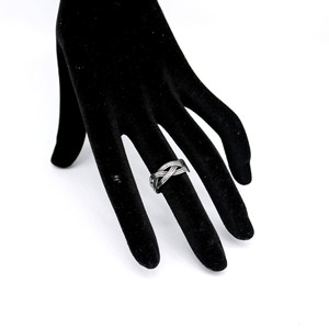 yunnique Retro Style Twisted <b>Open</b> <b>Ring</b> Titanium Steel Unisex Fashion Jewelry Gift - Product Image 5
