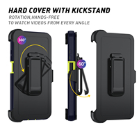 Étui de protection 3 en 1 pour téléphone portable Honor X7B X7A X7, résistant aux chocs, protection intégrale pour femmes et hommes