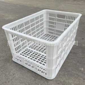 ลังพลาสติกแบบเปิด Shengkai ขนาด 630x435x400 มม. สามารถวางซ้อนกันได้ สำหรับเก็บผักผลไม้ รับน้ำหนักได้ดี - Product Image 2